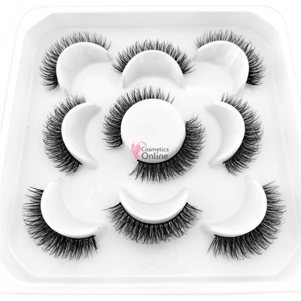 Gene false tip banda 5 perechi Amelie 3D Luxury Reutilizabile curbura DD Cod CA040